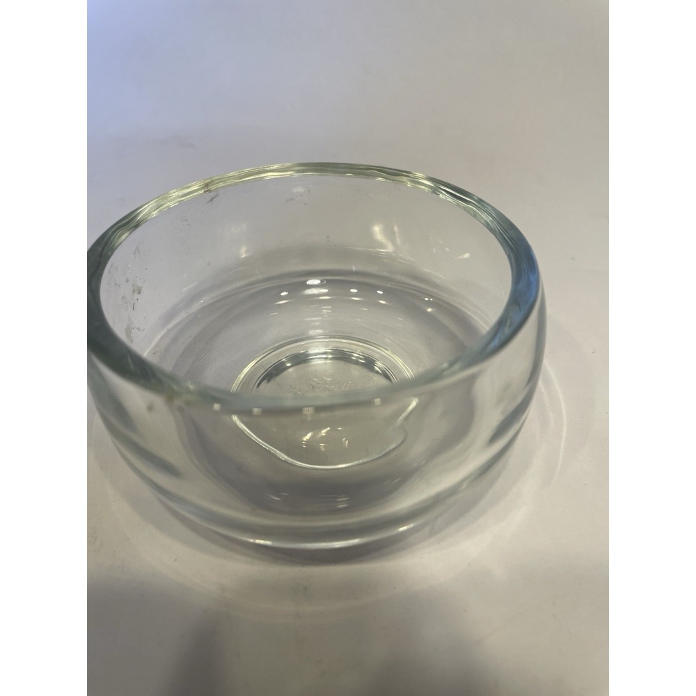 VTG IDL NY USA No 3 GLASS STAMP MOISTENER BOWL POSTAGE (no sponge)